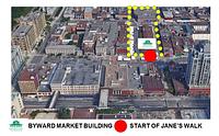 Starting point and route for the 2024 By Ward Market walk.