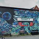 Mural at the Trinity Anglican Church on Bank St in Old Ottawa South. 