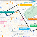 Route of Safe Wings walk