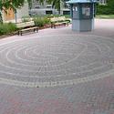 Seven-cycle labyrinth in the courtyard at All Saints Anglican Church in Westboro. 