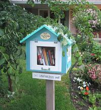 A Little Free Library in Guildwood Estates.