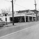 Cutts Motors, shown in the 1950s, was located near Bank & Chesley. 
