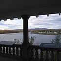 The view from the Rockcliffe Lookout above the Ottawa River. 