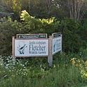 Sign at entrance to the Fletcher Wildlife Garden on Prince of Wales