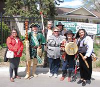 Presenters from the Jane's Walk Celebration of the Adawe Crossing, entitled Bridging communities:  A new foot/cycle crossing (2016.).